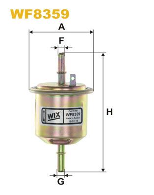 WIX FILTERS Kütusefilter WF8359